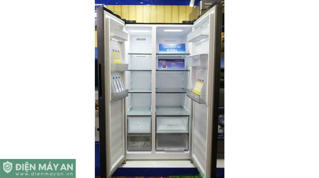 Tủ lạnh Funiki Inverter 535 lít Side By Side HR SS8535TDG